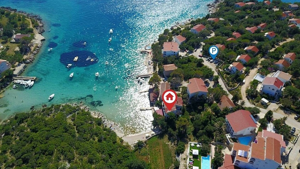 Potocnica Apartment | Two bedroom apartment near beach Potočnica, Pag (A-222-a)