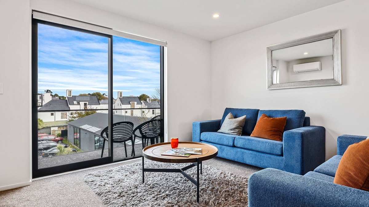 Christchurch City Centre Apartment | Two Bedroom City Base with Free Carpark