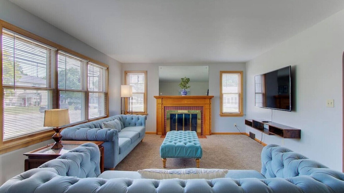 North Canton Apartment | Two Bedroom King Suite near Hall of Fame w/Garage