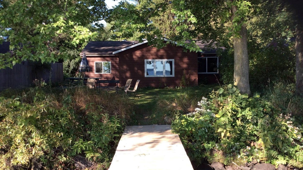 Lake Wissota Cabin | Two bedroom lakeside cabin just 30' from Lake Wissota!