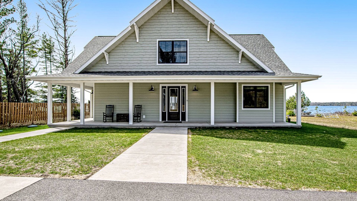 St Germain House | Two dog-friendly lakefront homes with docks, kayaks, rowboat, firepits & beach