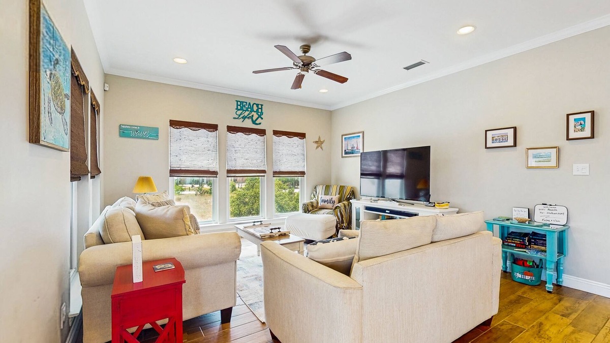 Dauphin Island House | Two-Level Home w/W/D, Shared Outdoor Pool, Free High-Speed WiFi, Central A/C