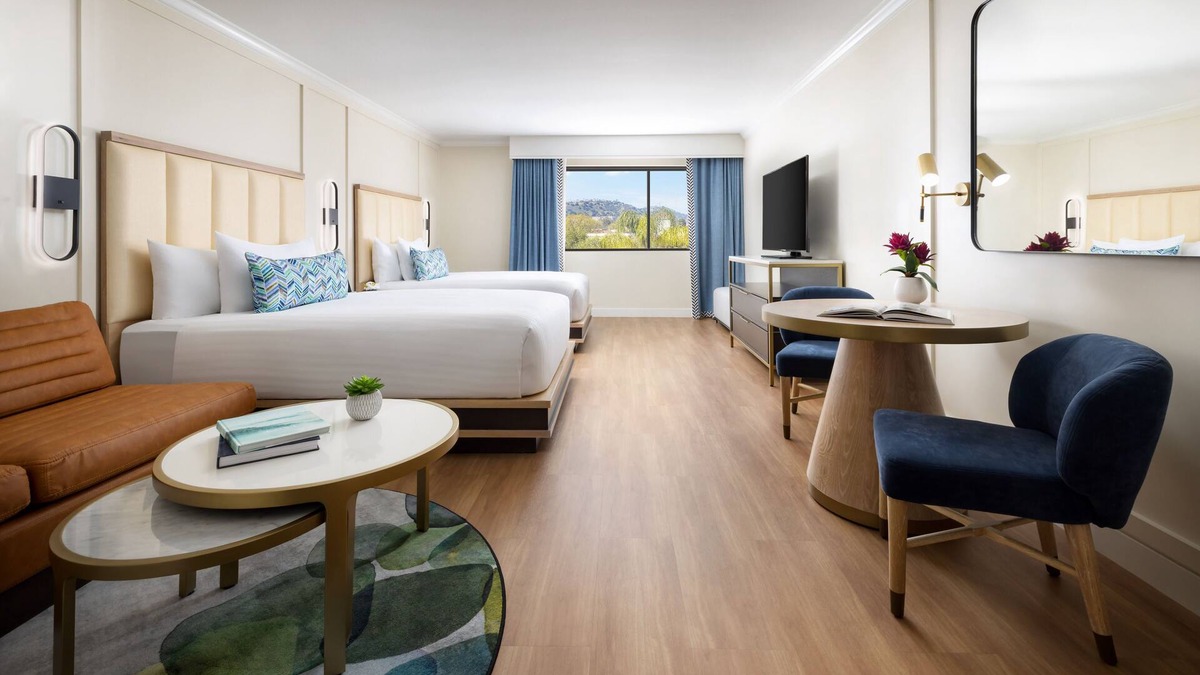 Woodland Hills Hotel | Two Queen Standard, The Anza A Calabasas Hotel, Pool, Near Lake Calabasas Park
