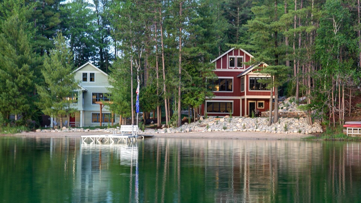 Mayfield Resort | Two Side By Side Luxury Lakeside Homes With Dock, Sandy Beach, Kayak/SUPs