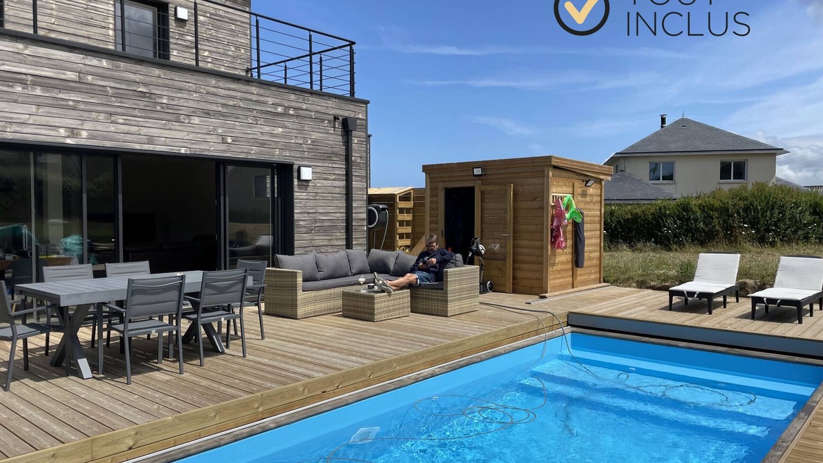 Saint-Pabu House | TY COAT - New house/sea view/swimming pool/Nordic bath