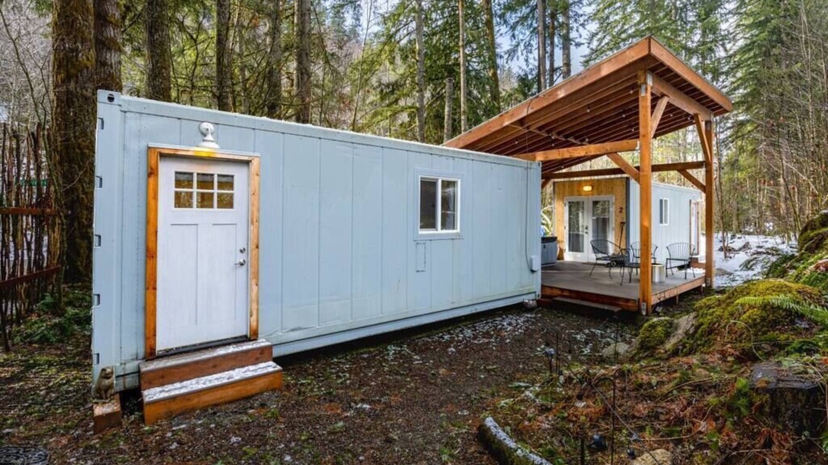 Skykomish Cabin | Tye River Container Cabin - Skier's Retreat