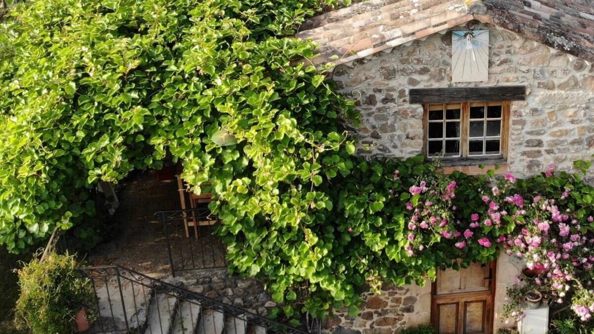 Saint-Jean-du-Gard House | Typical Cévenol Mazet with magnificent view