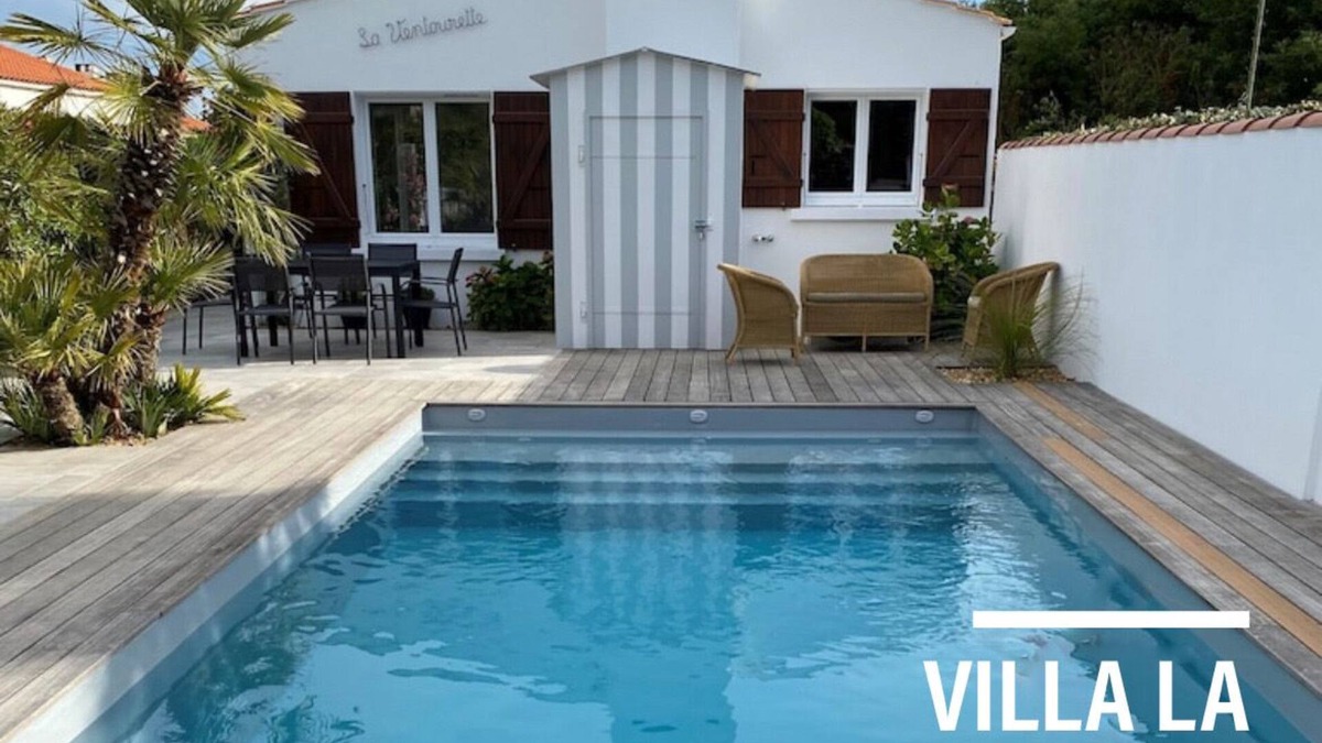 La Bree-les-Bains Villa | ☀️ Typical Oléron villa with heated pool, 5 minutes from the beach! 🌊