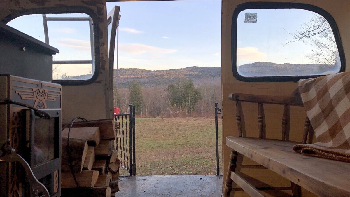 Chatham House | Unique 1962 Vintage Bus in the heart of the White Mountain National Forest