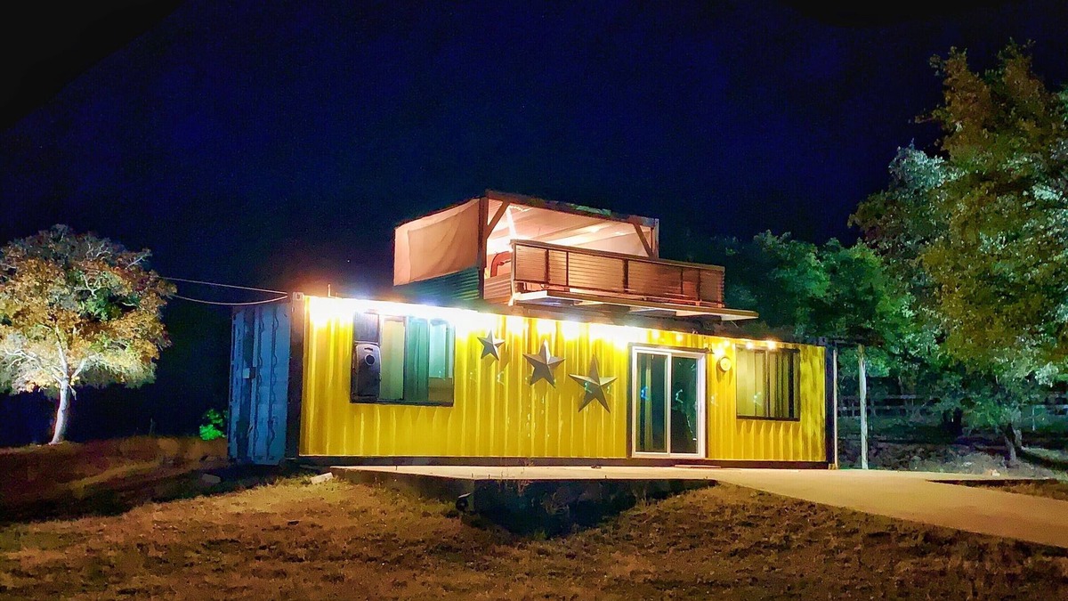 Leander House | Unique 40’ Container Home in Leander Perfect for stays near Austin.