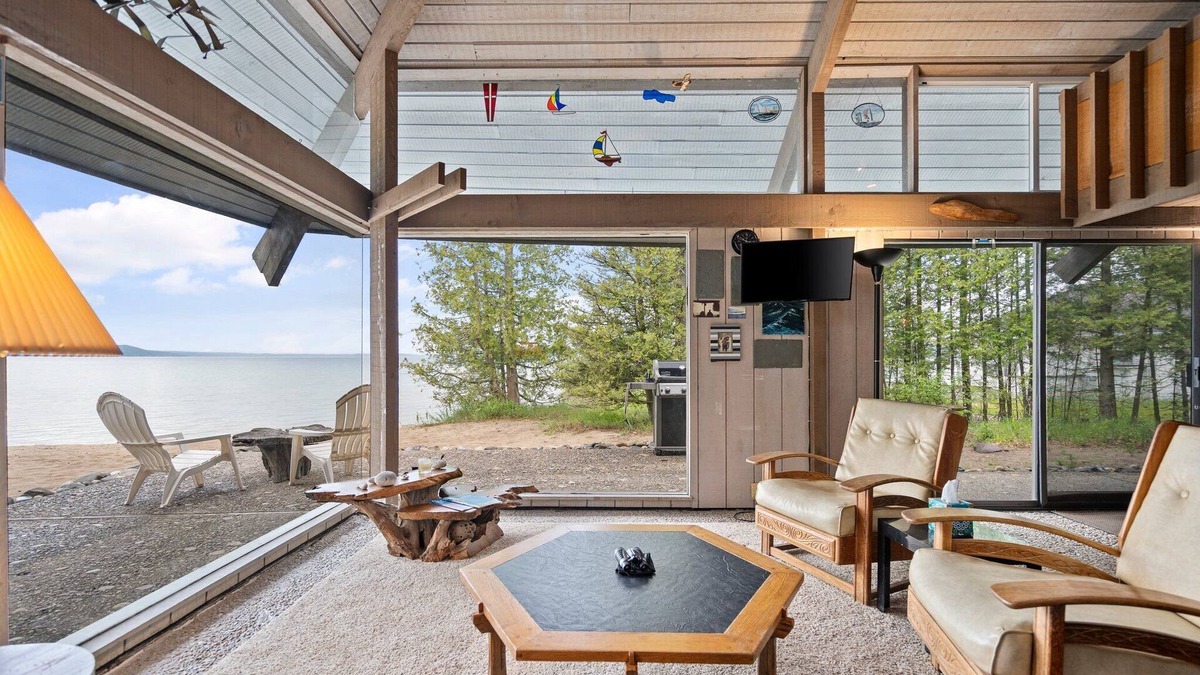 Frankfort House | Unique Crystal Lake Front Home - Near Platte River & Pt. Betsie!