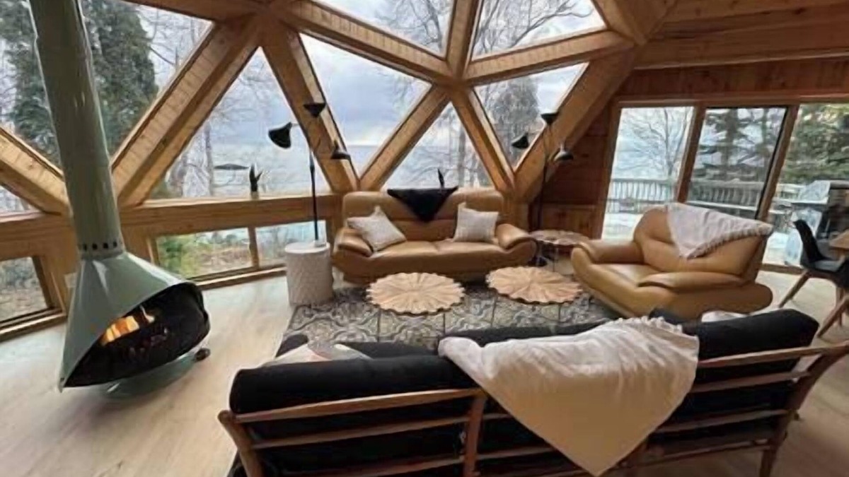 Schroeder House | Unique Geo Dome I Lake Access I Stunning Views I Gas Firepit