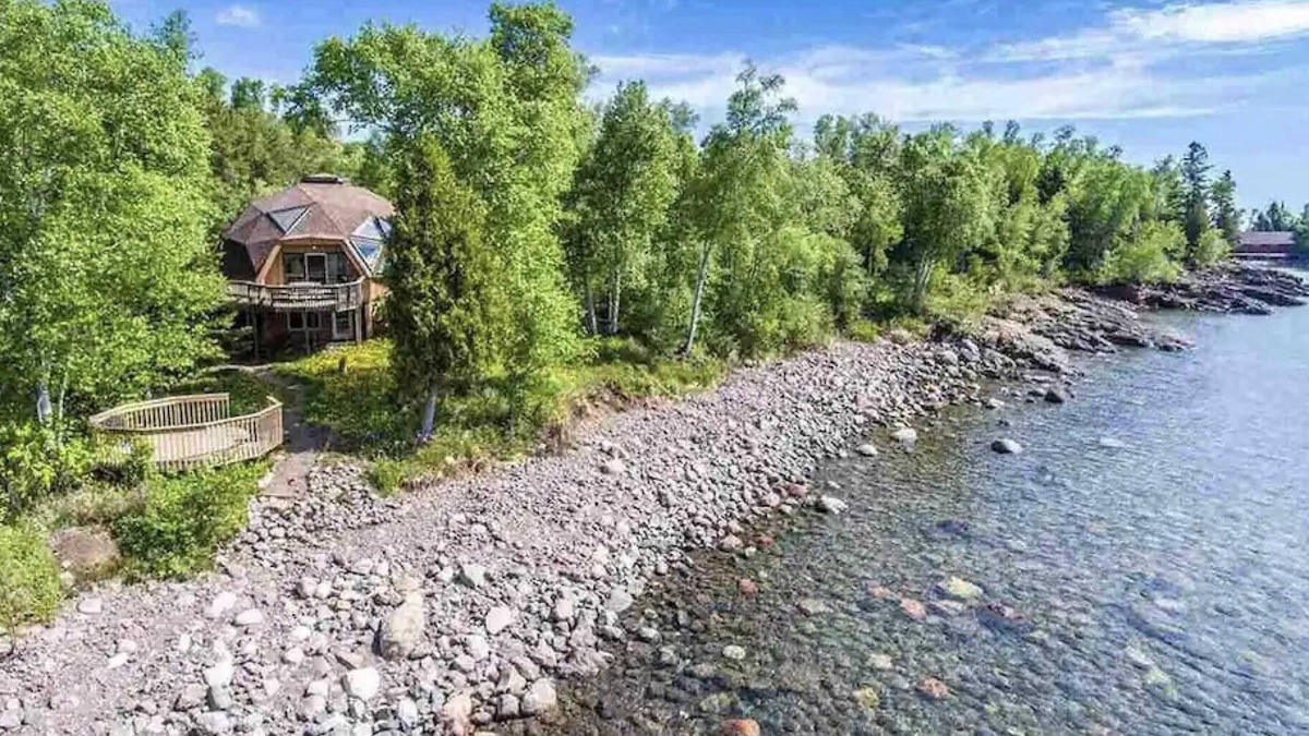 Schroeder House | Unique Geo Dome with Stunning Lake Superior Views
