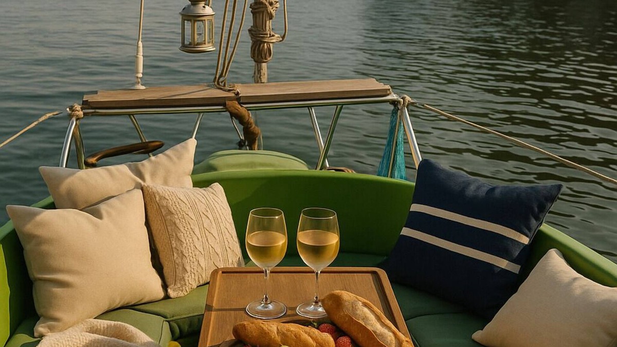Trosso Boat Rental | Unique Glamping experience on small boat in Central Karlskrona