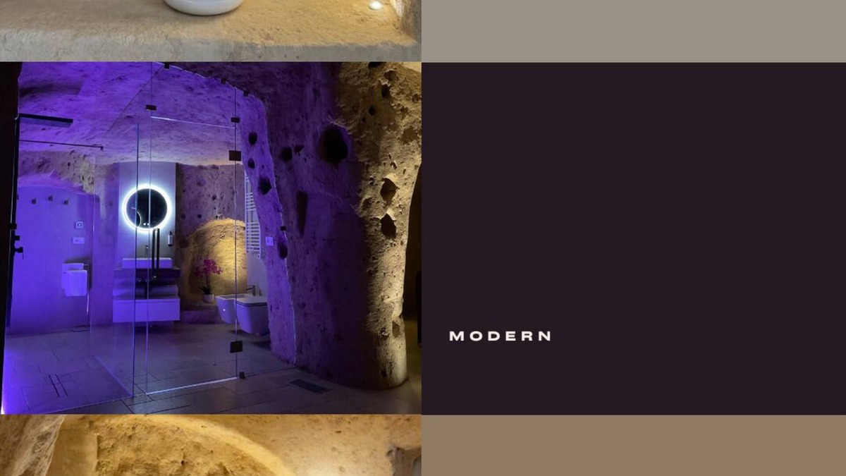 Sasso Caveoso House | Unique Natural Cave Chambers With Modern Comfortable Style,In Downtown Matera