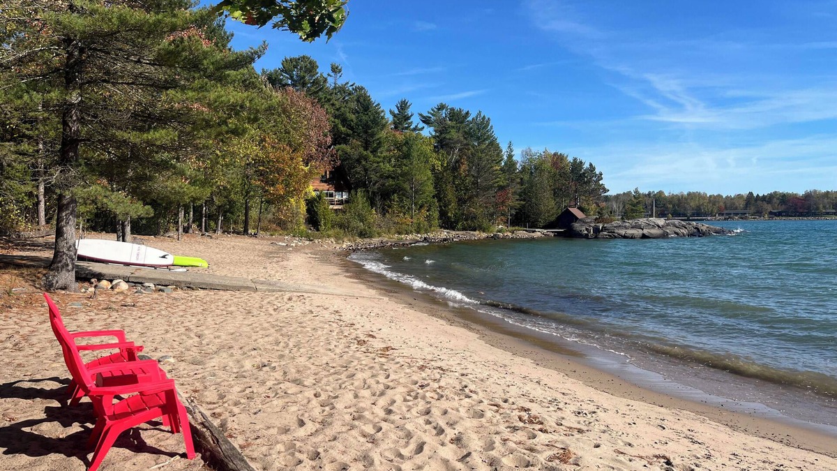 Algoma District Cottage | Unique Private Sandy Beach and Bay