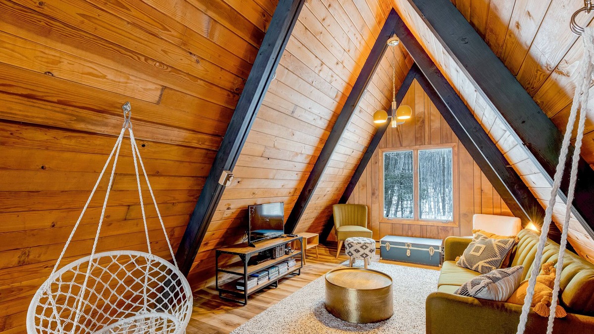 Sky Valley Ski Chalet | Unique, renovated, dog-friendly chalet with private hot tub & gas firepit