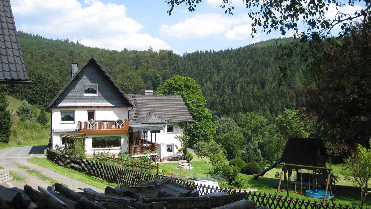 Bad Berleburg Apartment | Unique sunny location for nature lovers with a fantastic view of the countryside