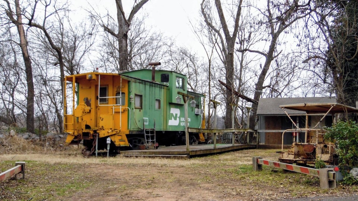 Lexington House | Unique Train Caboose Tiny House & event space. Antique shops & Norman close by