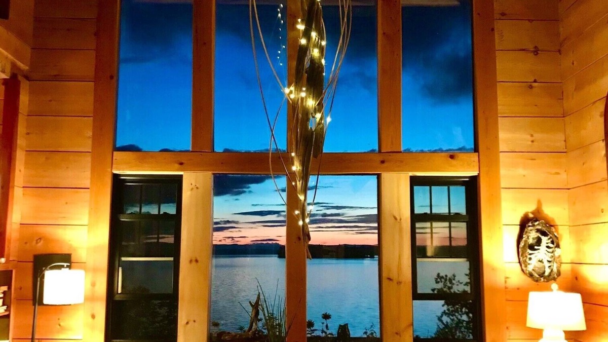 Millinocket House | Unique Waterfront Overlooking Mount Katahdin