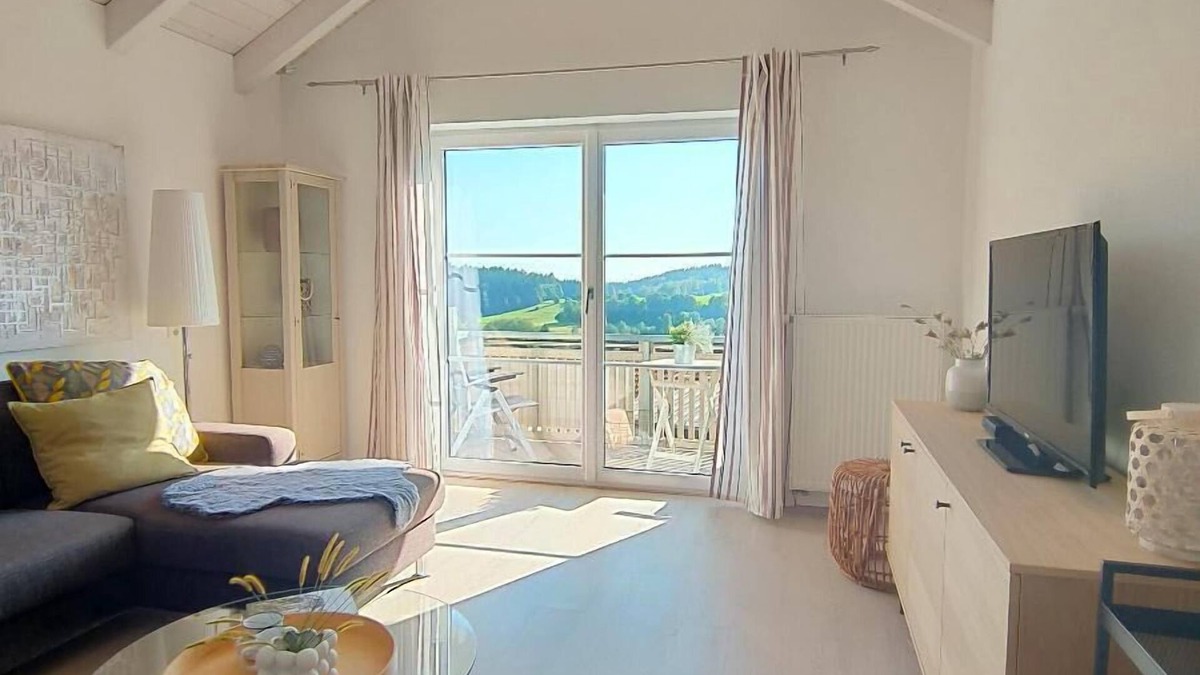 Sankt Englmar Apartment | Unique vacation apartment (90sqm) in a quiet location with east and south-facing balconies and Finnish sauna