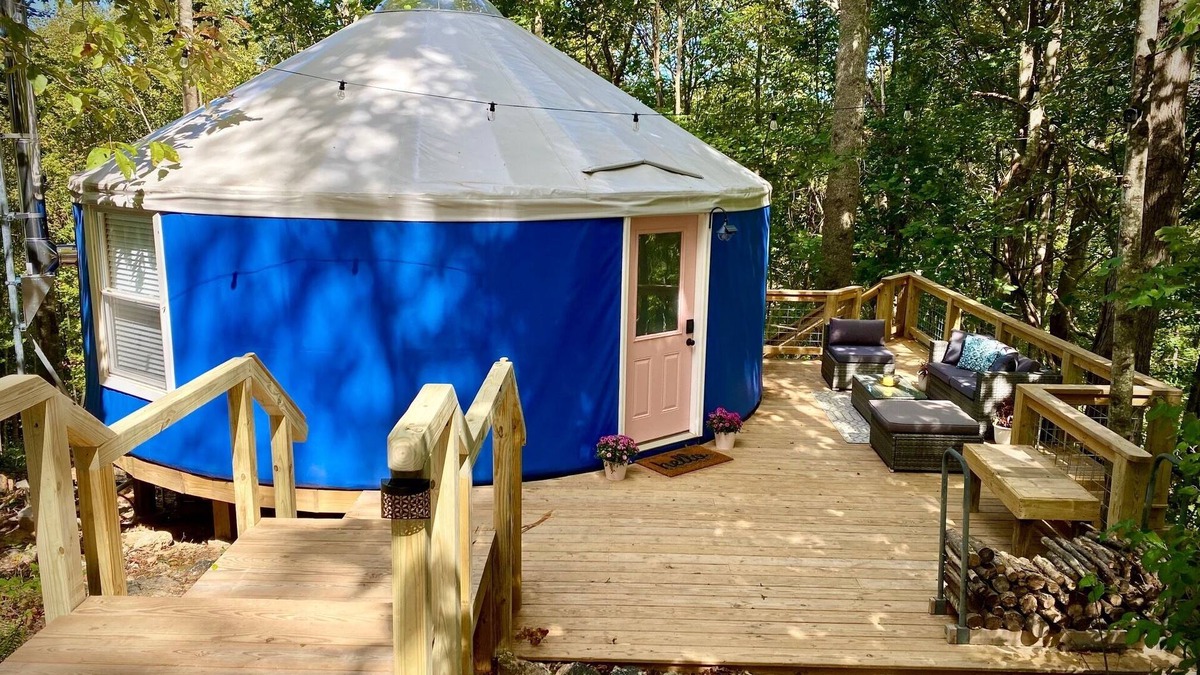 New River House | Unique Yurt on 23 Acres in the Mountains!