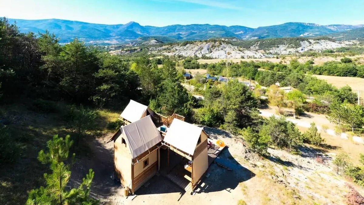 Rosans Cabin | Unterkunft in der Höhe "Le Nid d'Aigle" 44m2 - Privater Zugang - 3 Schlafzimmer - Terrassen - LV - Plancha 6 persons