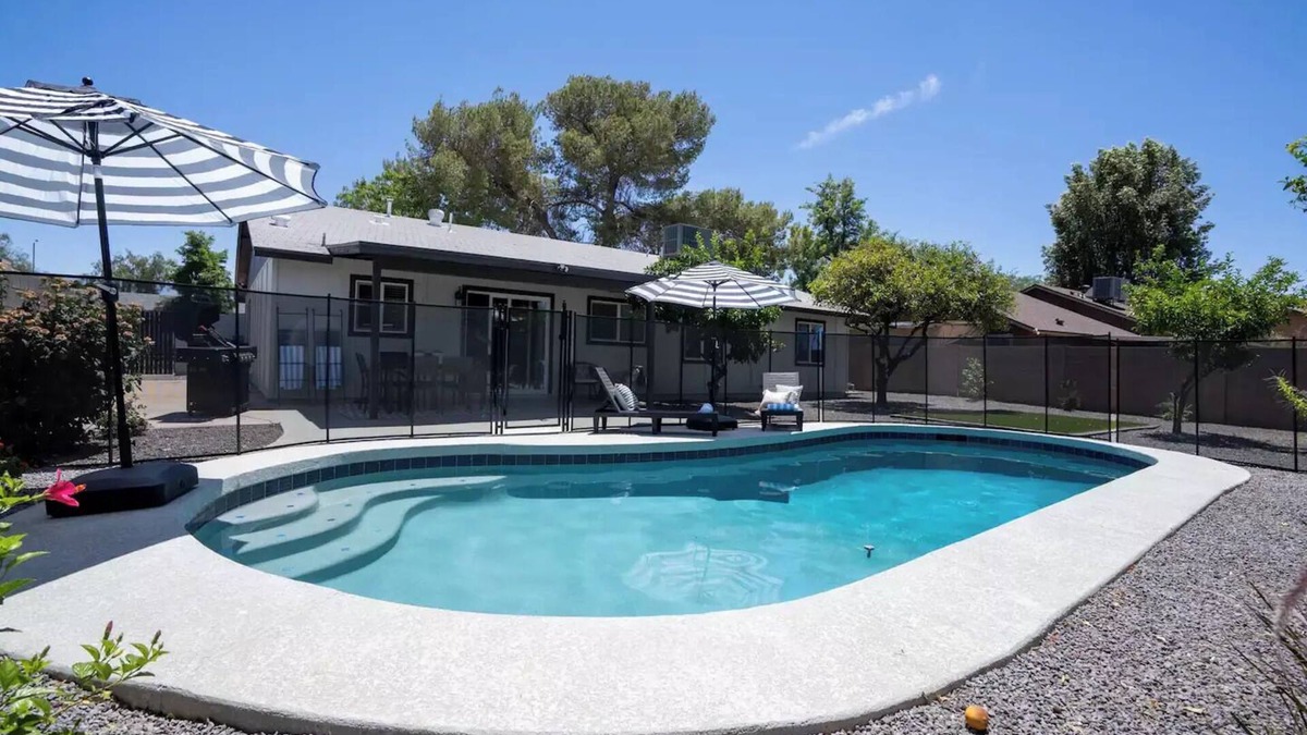 Mesa House | Unwind in Style: Home + Heated Pool for Families