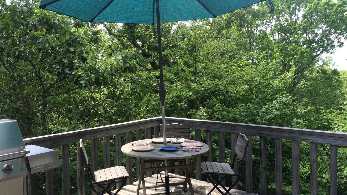 Aquinnah House | Up-Island Treehouse with Roofdeck and Waterviews