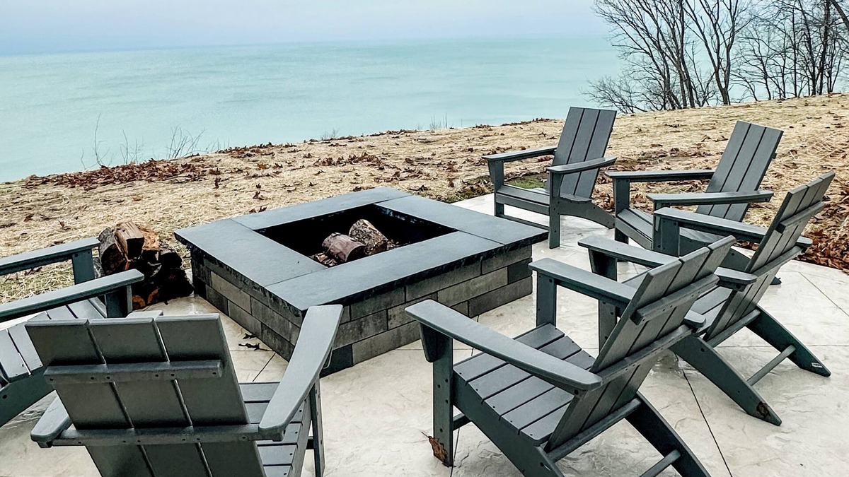 Benton Harbor House | Updated Lake House w/Private Beach, Sunset Views, Hot Tub, Fire Pit & Theater