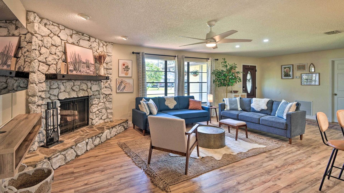 Indian Trails House | Updated Palm Coast Home, 6 Mi to Beach!