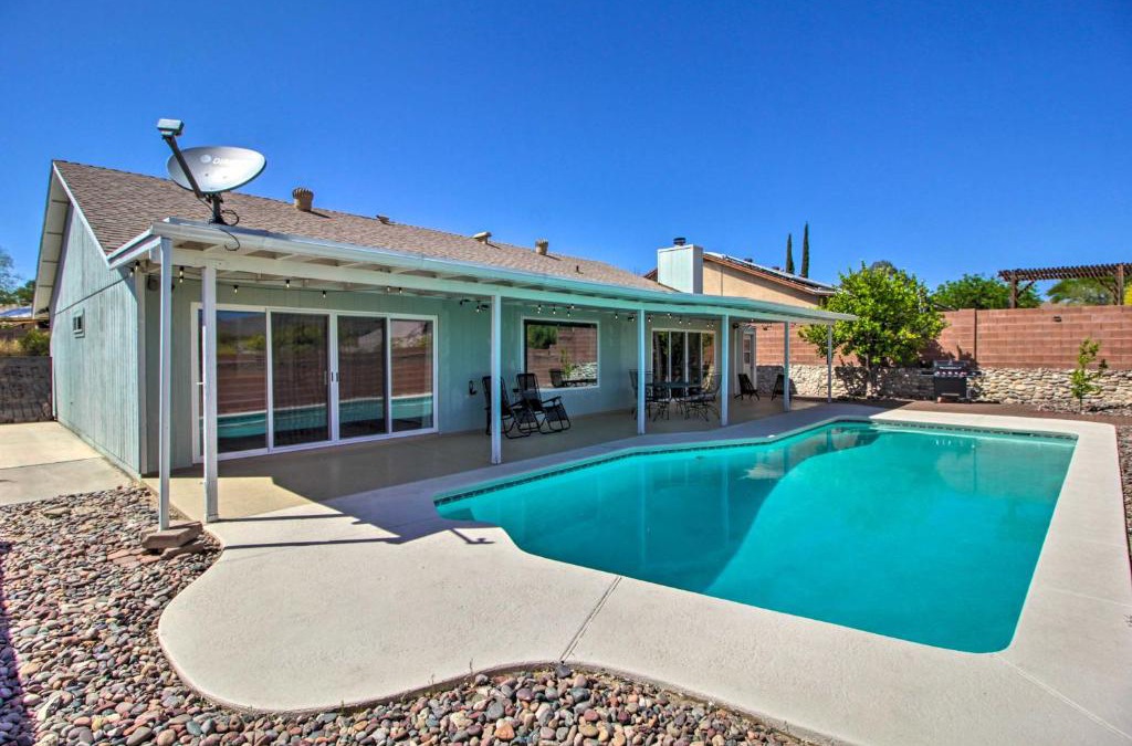 South Harrison House | Updated Tucson Home with Pool, Grill, Mtn Views