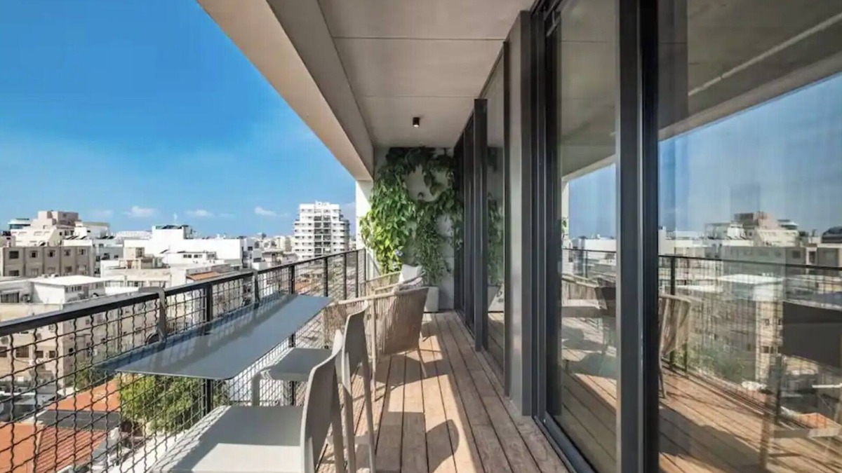 Ramat Gan Apartment | Upscale Furnished 1BR 56 Sqm Balcony Free Parking