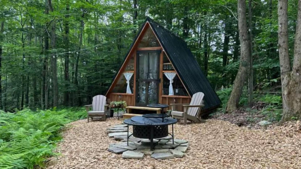 Sidney Cabin | Utopia - Glamp site in Sidney NY