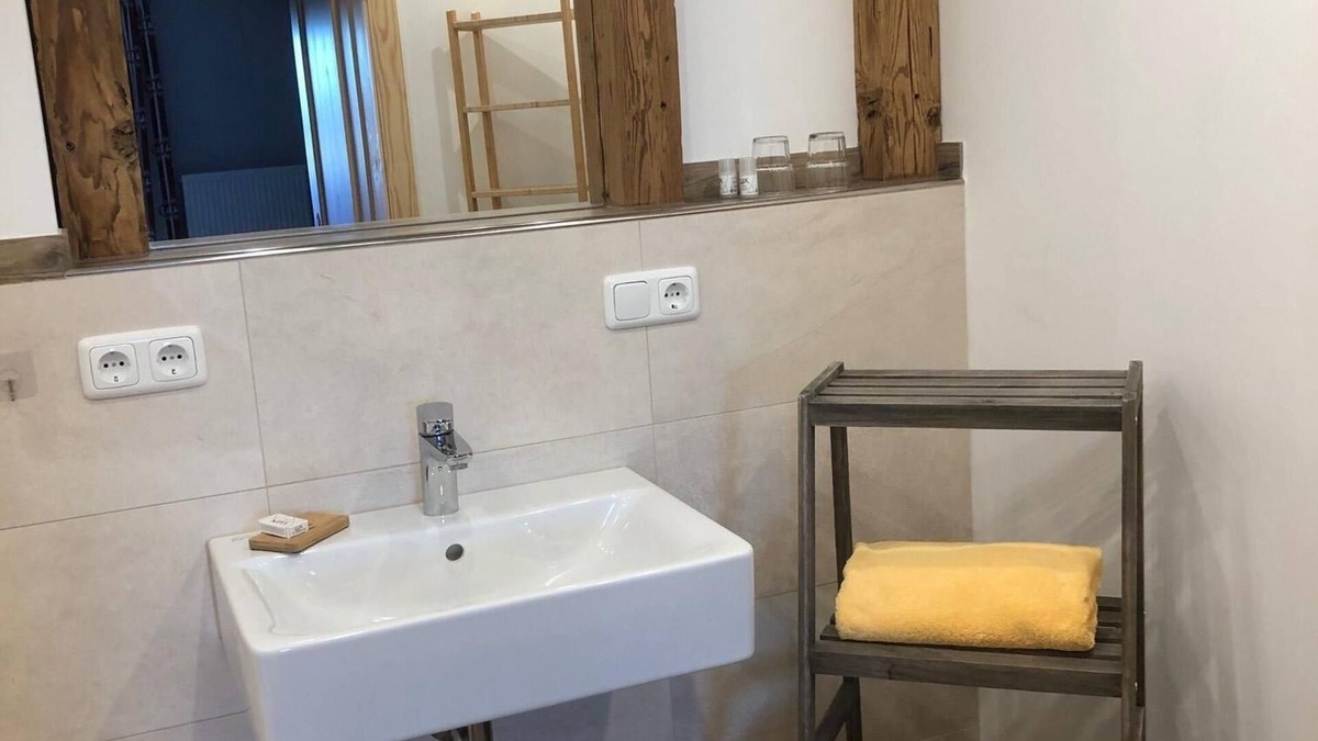 Staudach-Egerndach Apartment | Vacation apartment with beer garden view, shower, WC and balcony