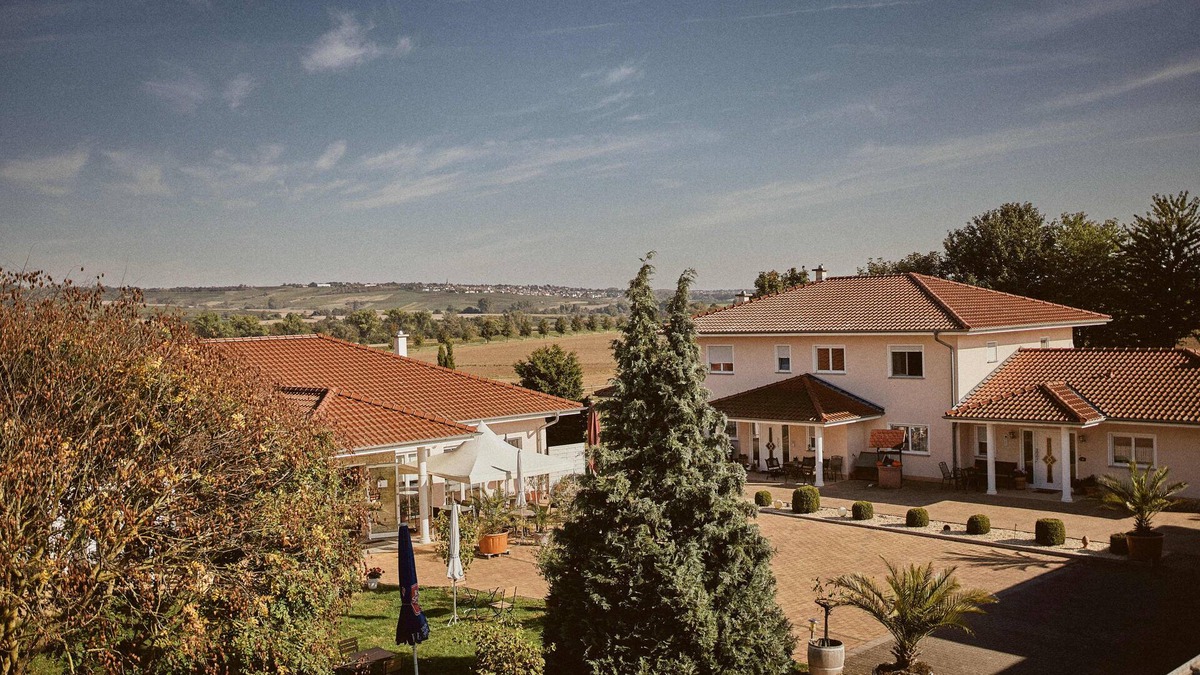 Mainz-Bingen Apartment | Vacation apartment at the Winzerhof with a view of the vineyards.