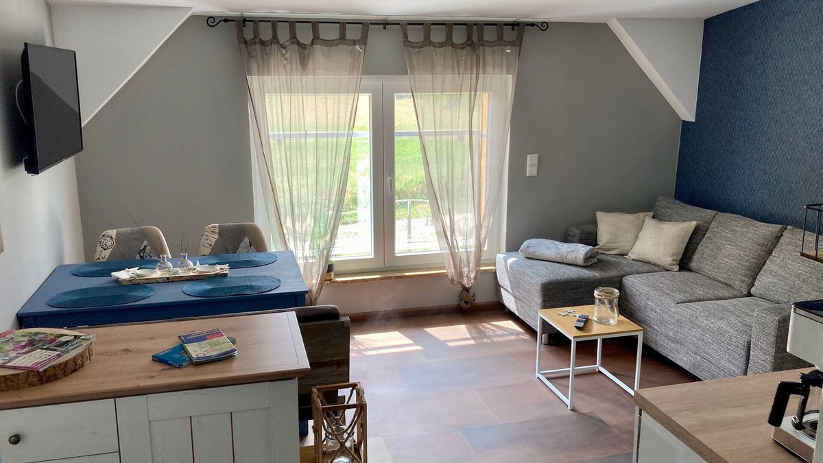 Friedrichswalde Apartment | Vacation apartment "See", attic, 48 sqm, 2 bedrooms, terrace, max. 4 persons