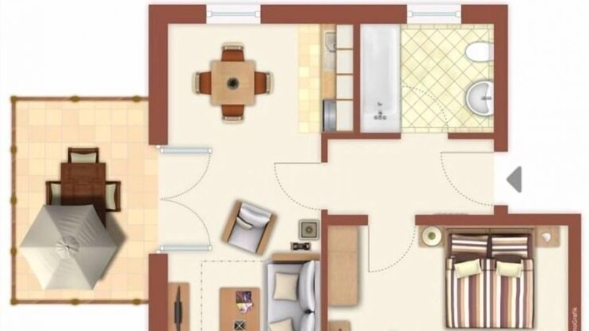 Herrsching am Ammersee Apartment | Vacation apartment/apartment for 4 guests with 48m² in Herrsching (175391)