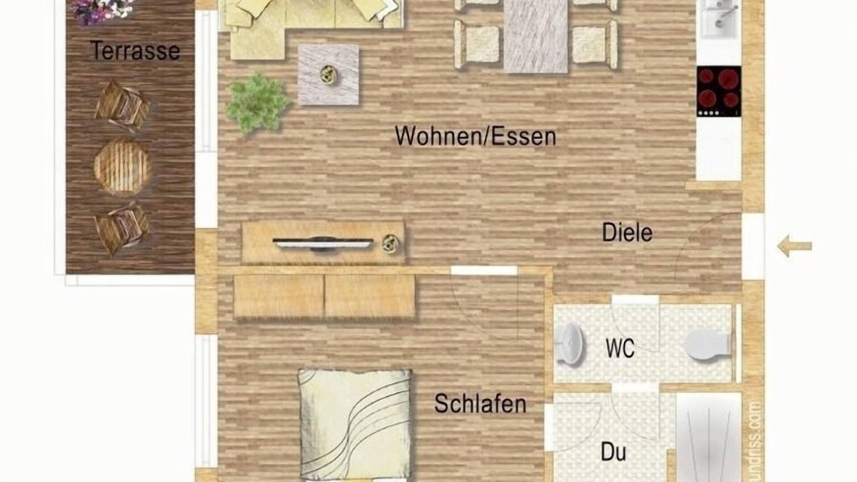 Lierschied Apartment | Vacation apartment/apartment for 4 guests with 50m² in Lierschied (127583)