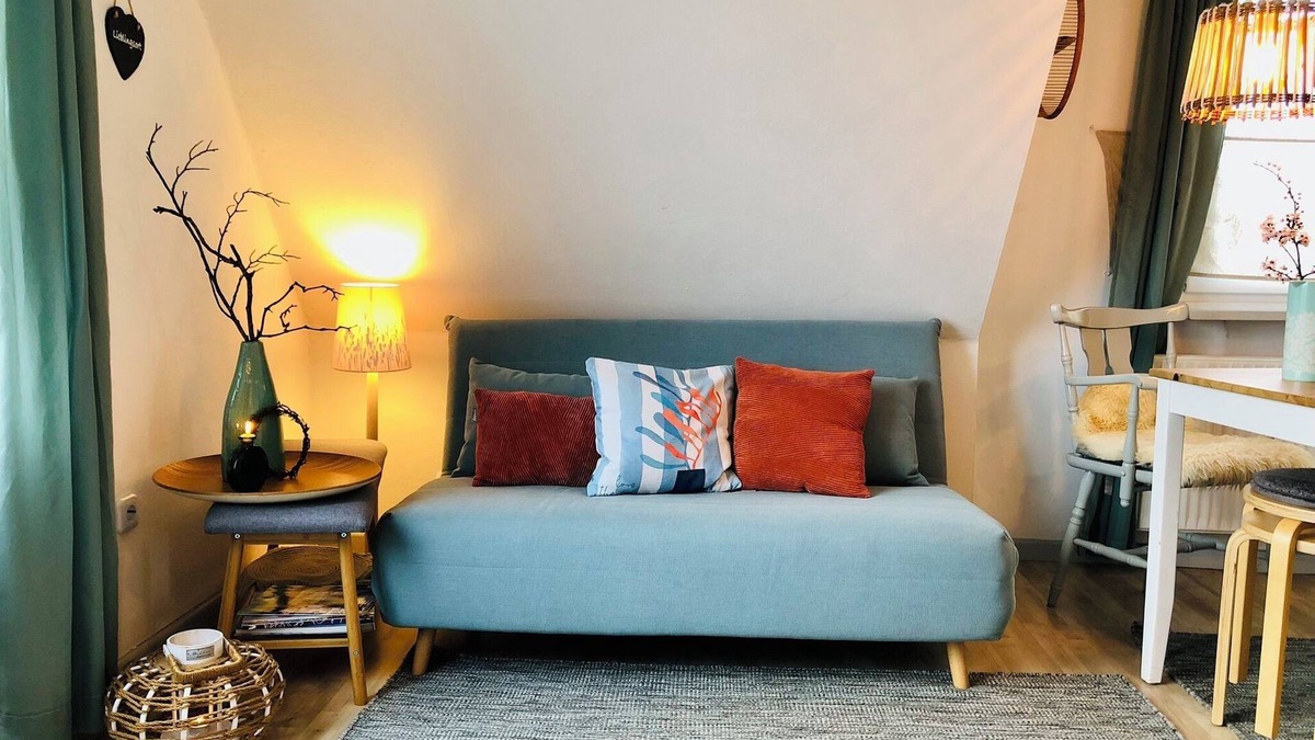 Westerholz Apartment | Vacation apartment Nordlicht | sea view balcony and Nordic charm for up to 2 people