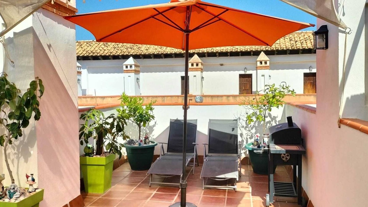 Velez de Benaudalla Apartment | Vacation Duplex Las Terrazas with Mountain View, Pool, A/C, Wi-Fi, Garden, 2 Terraces & Barbacue