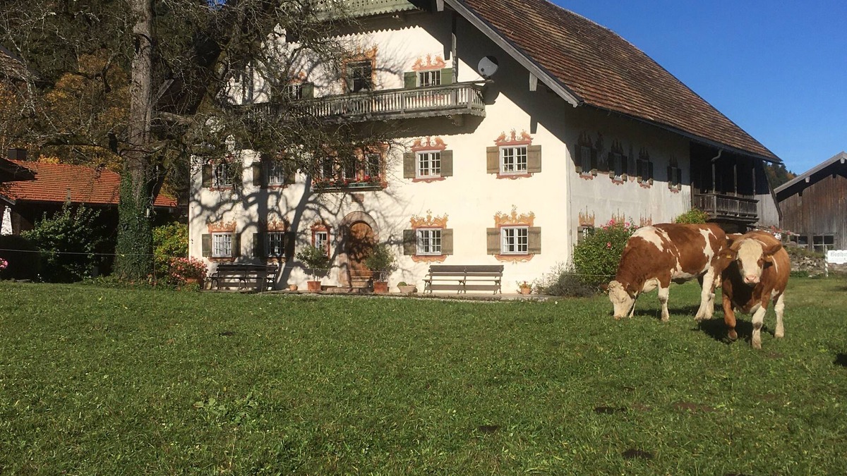 Ruhpolding House | Vacation home for single occupancy on a Bavarian farm with idyllic garden
