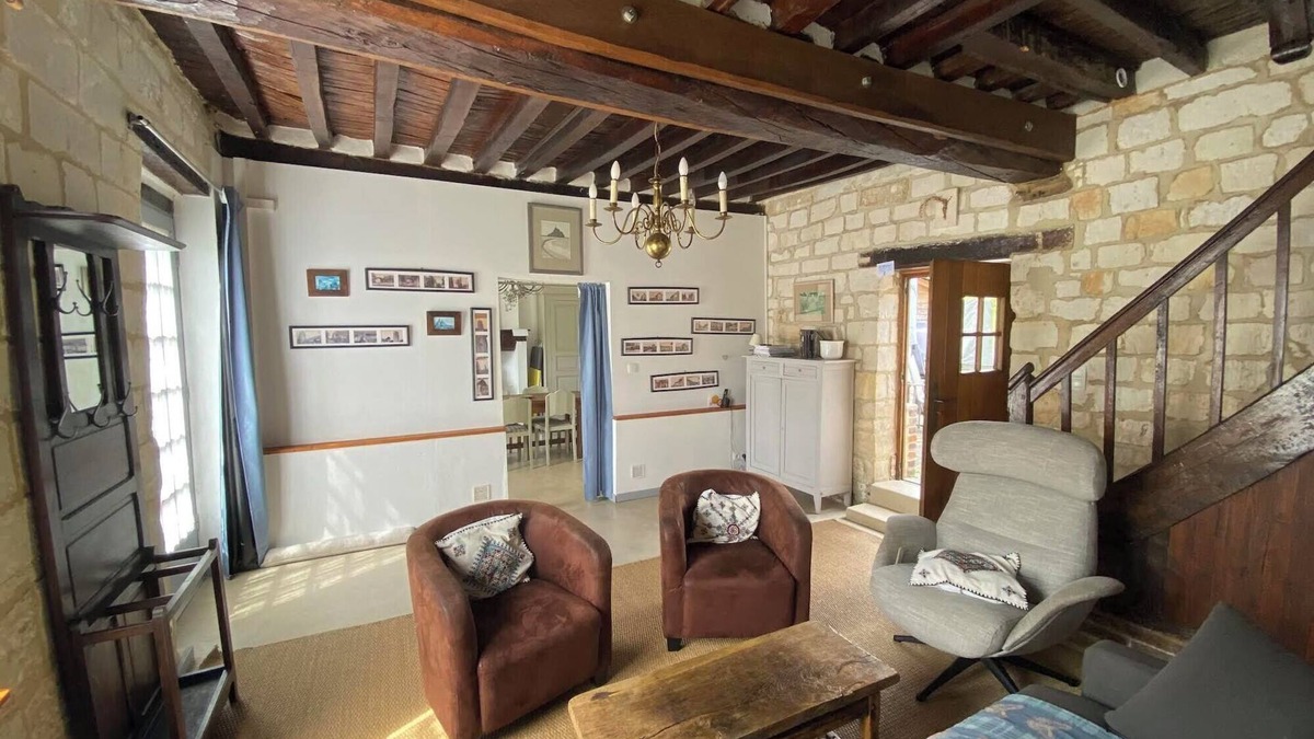 Le Bec-Hellouin House | Vacation Home "La Maison Du Bec En Normandie" with Private Terrace, Private Garden & Wi-Fi
