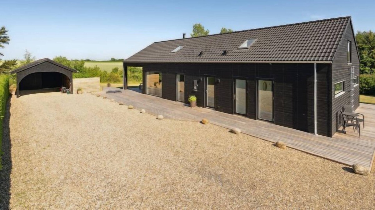 Skive Municipality House | Vacation home "Øgot" - 400m to the inlet in The Liim Fiord in Roslev - 8 persons, 3 bedrooms