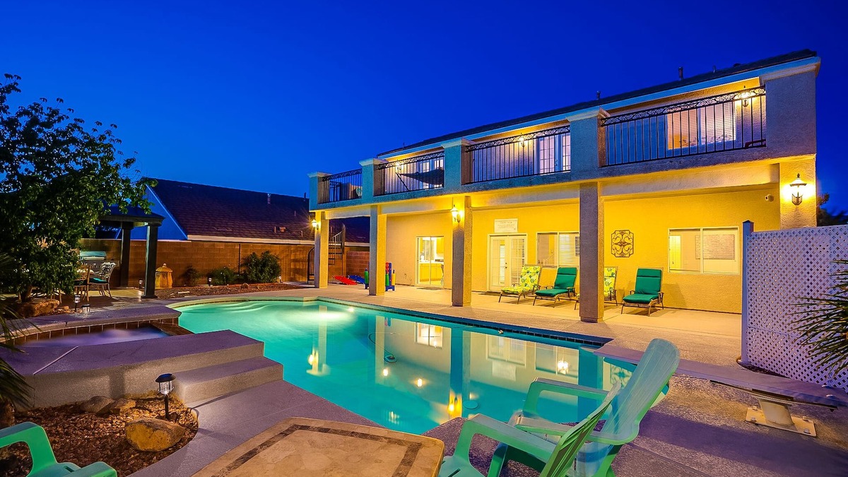 McCullough Hills House | Vacation Ready 4 Bed/3 Bath with a Heated Pool & Spa