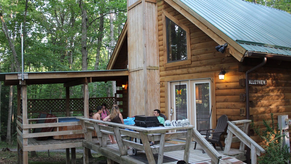 Hico Cabin | Valley View Cabin with show-stopping vaulted ceilings!