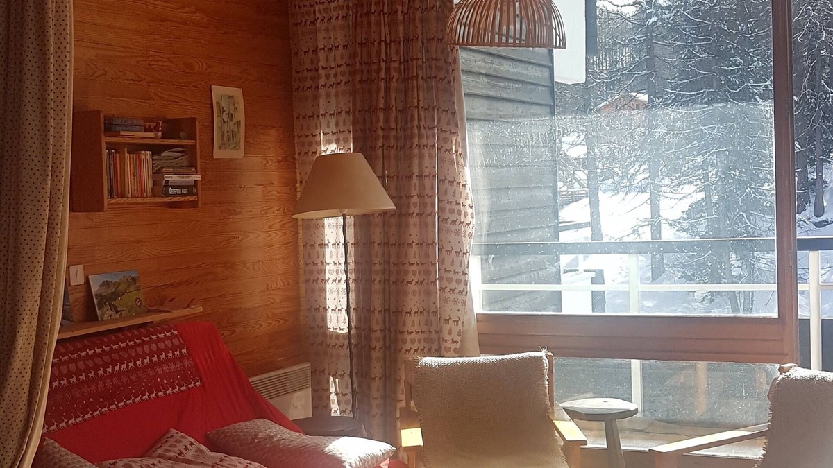 Les Claux Apartment | Vars, Studio 5 Personnes au Pied des Pistes