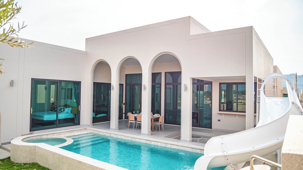 Cha-am Villa | Very new charming 3-bedroom villa with AC, WiFi in lovely Phetchaburi