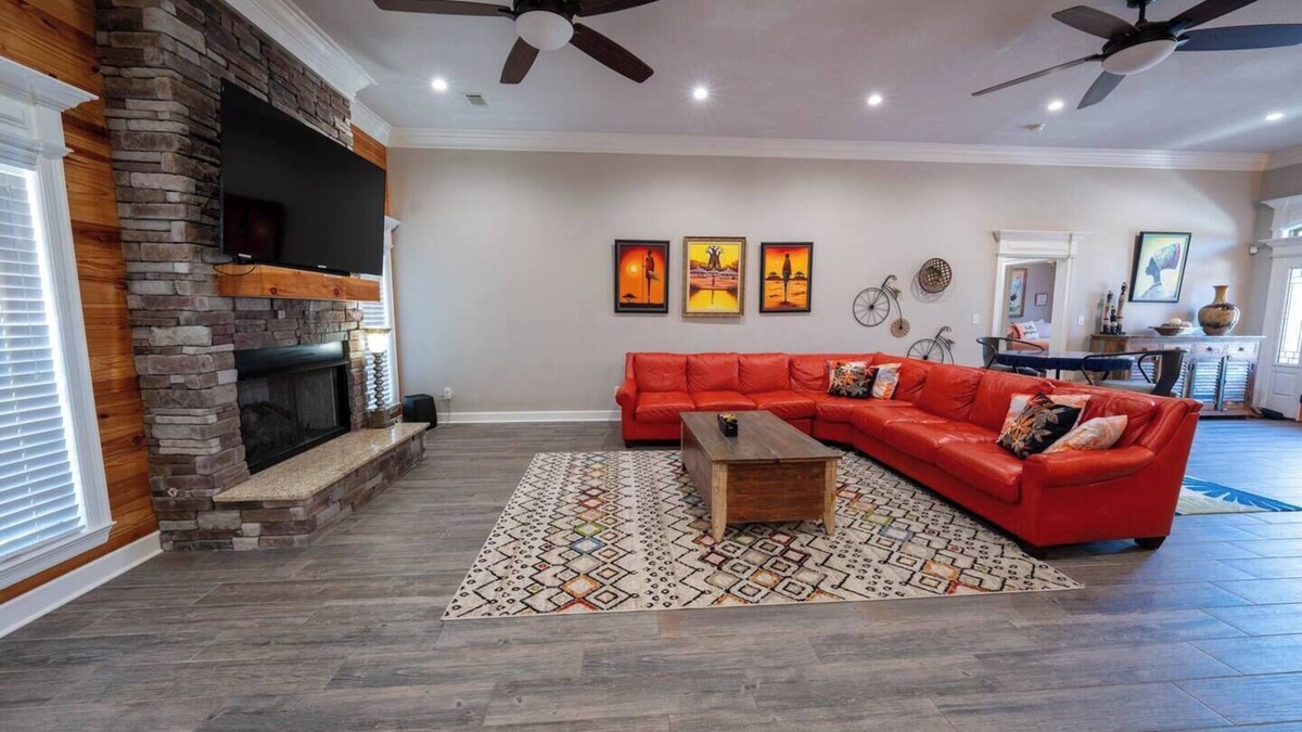 Sherwood House | Veteran’s Family Retreat | Spacious & Peaceful Stay Near AFB