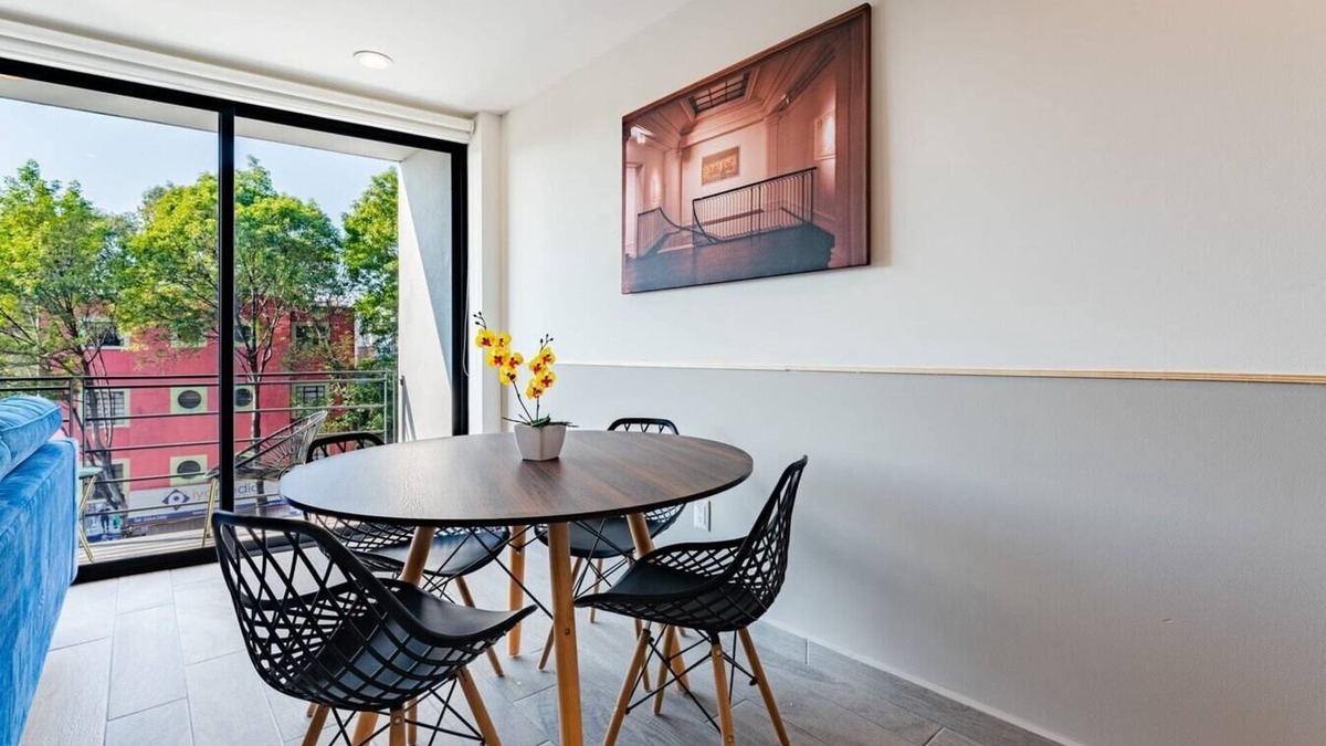Roma Sur Apartment | VH | Near Hospital XXI 2 BR wifi and balcony | 342
